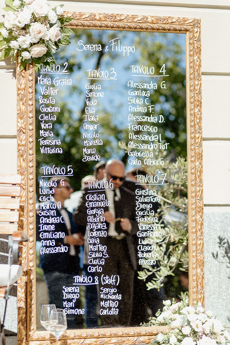 matrimonio al ristorante albergo Ca' Vittoria di Tigliole d'Asti.Tableau de Marige