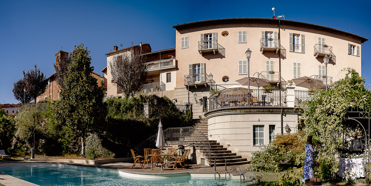 matrimonio al ristorante albergo Ca' Vittoria di Tigliole d'Asti.Panorama