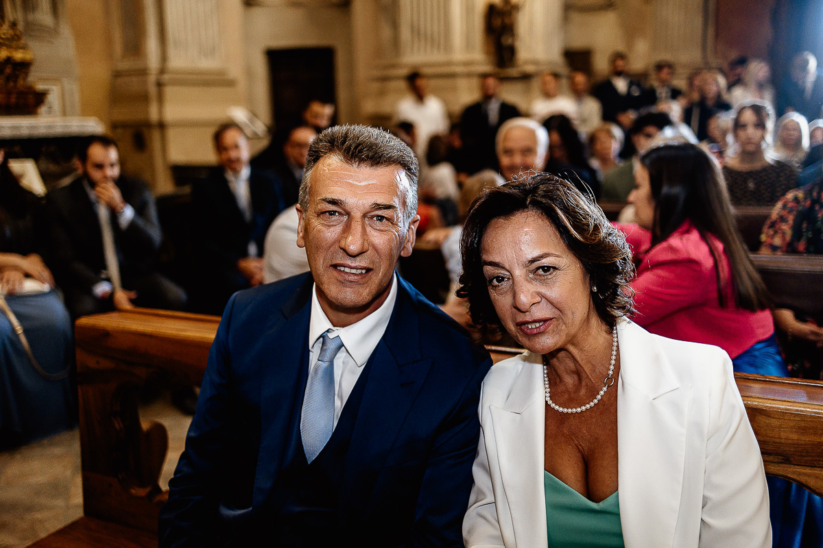 matrimonio a Chieri nella chiesa dei Ss. Bernardino e Rocco. Genitori dello sposo