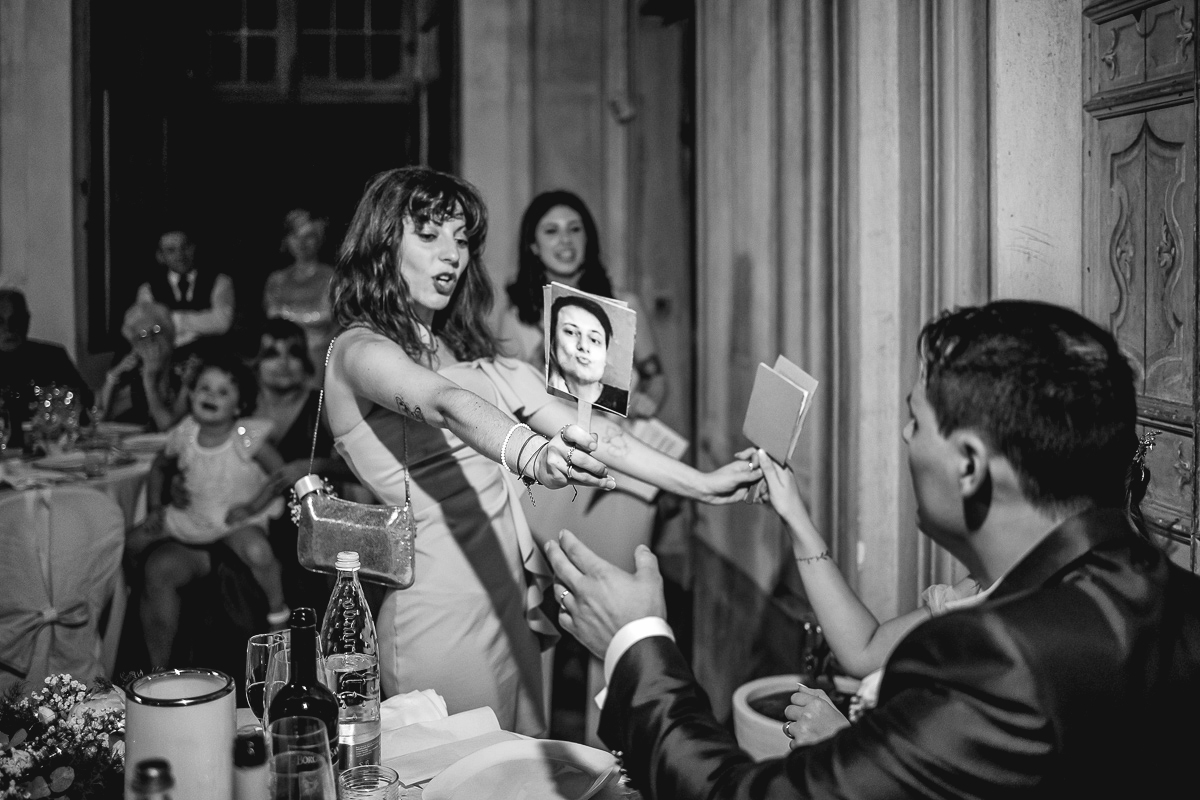 Matrimonio al Castello Canalis di Cumiana(TO). Cena.Giochi di gruppo