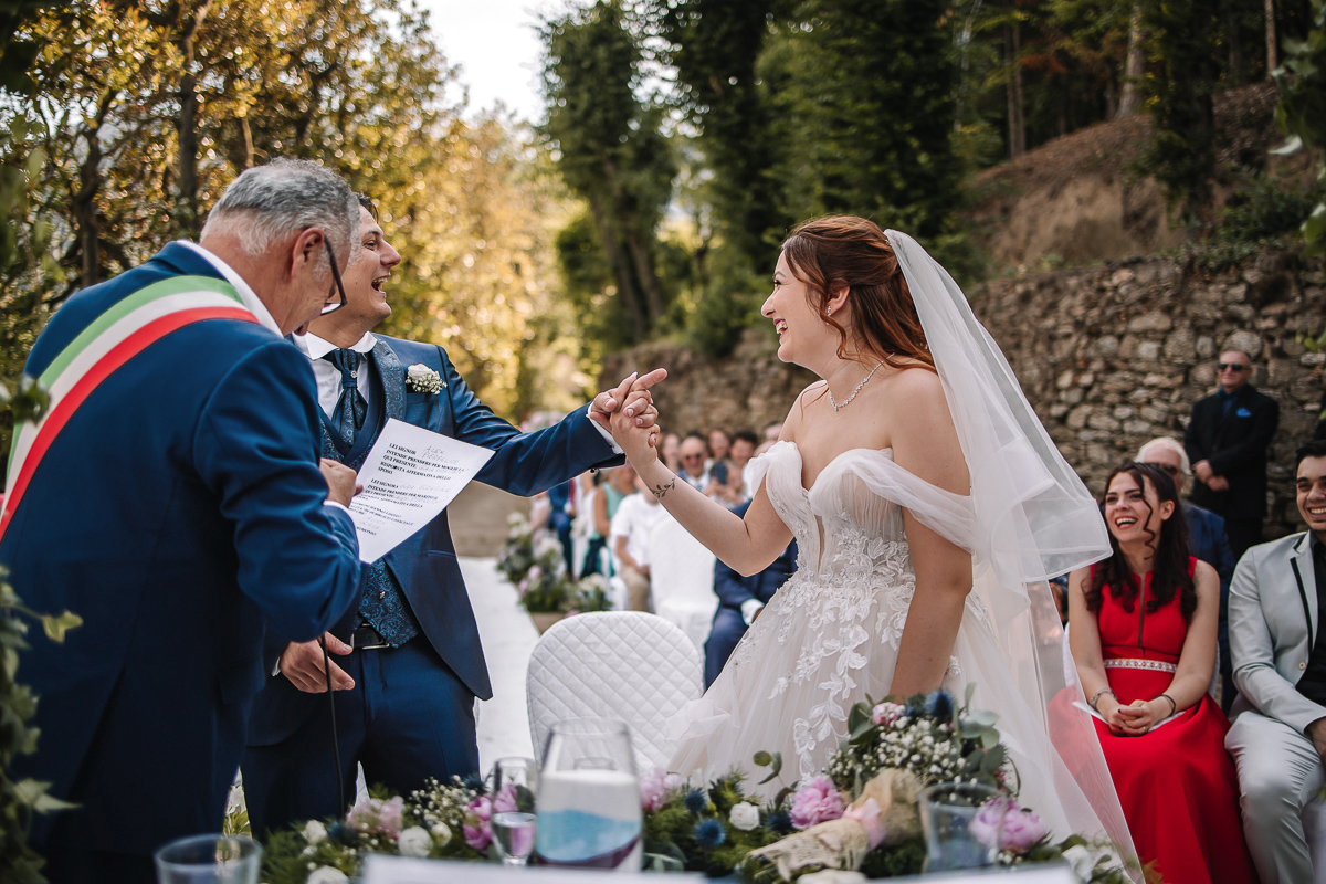 Matrimonio al Castello Canalis di Cumiana(TO). Cerimonia.