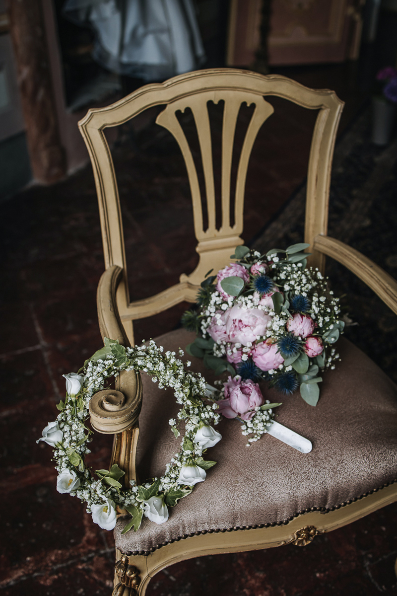 Matrimonio al Castello Canalis di Cumiana(TO). Bouquet e fiori