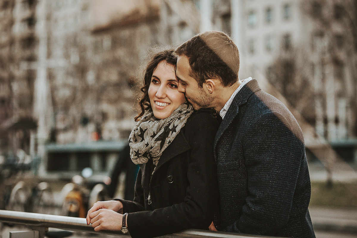Engagement a Torino nella stazione di Porta Susa.