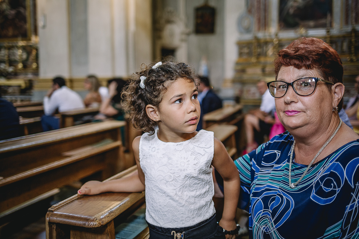 Matrimonio nella Chiesa Parrocchiale di Strambino. Invitati