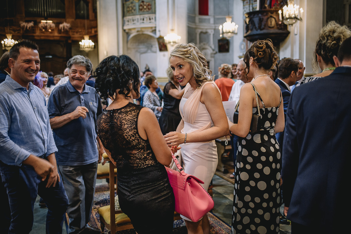 Matrimonio nella Chiesa Parrocchiale di Strambino. Invitati