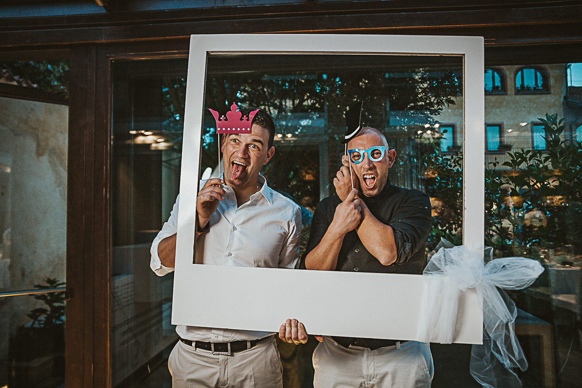 Matrimonio alla Tenuta La Cascinetta di Buriasco. Ricevimento Photoboot