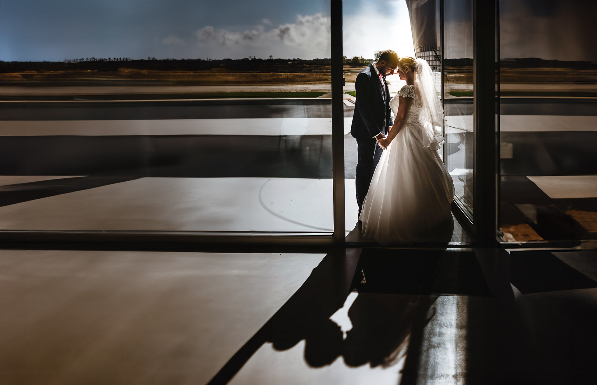 Casa Format, matrimonio italo-marocchino. Sessione di coppia.Ritratto in controluce.