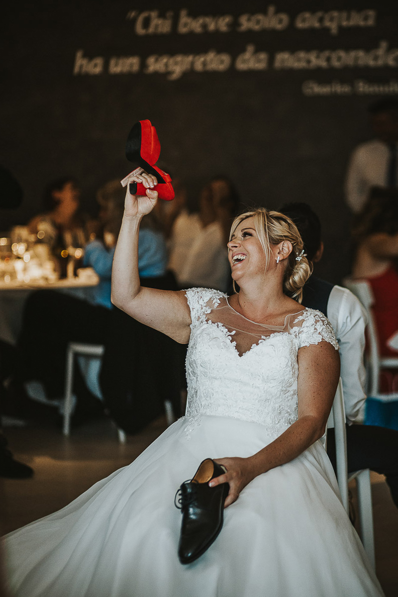 Casa Format, matrimonio italo-marocchino. Ricevimento. Pranzo. Gioco della scarpa.