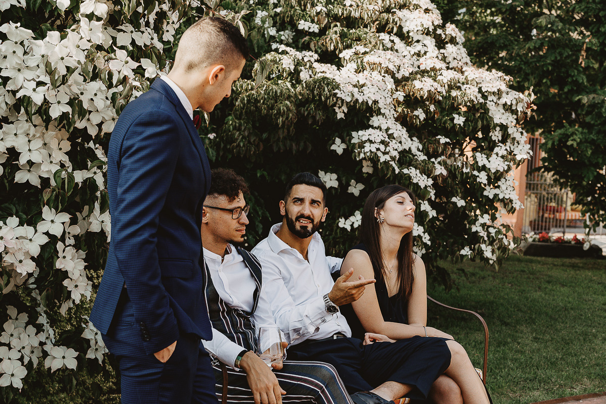 Matrimonio alla Tenuta La Cascinetta di Buriasco. Aperitivo.