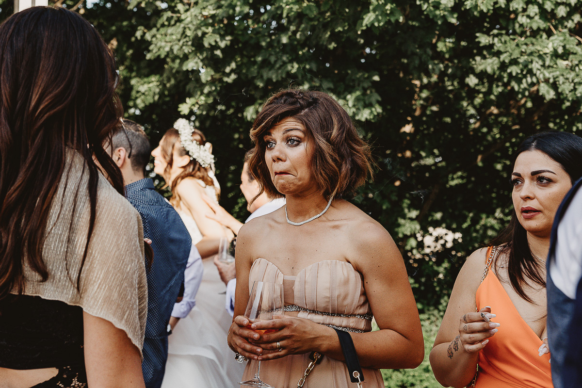 Matrimonio alla Tenuta La Cascinetta di Buriasco. Aperitivo.