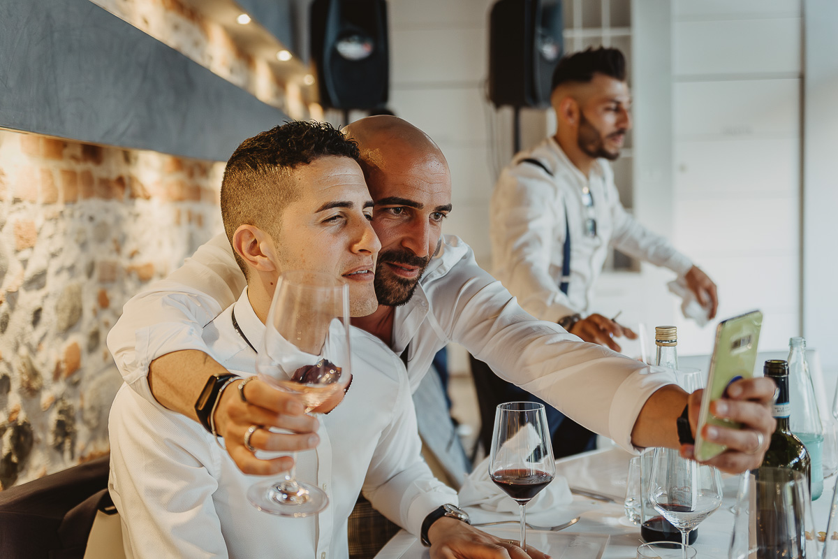 Matrimonio alla Tenuta La Cascinetta di Buriasco. Cena.