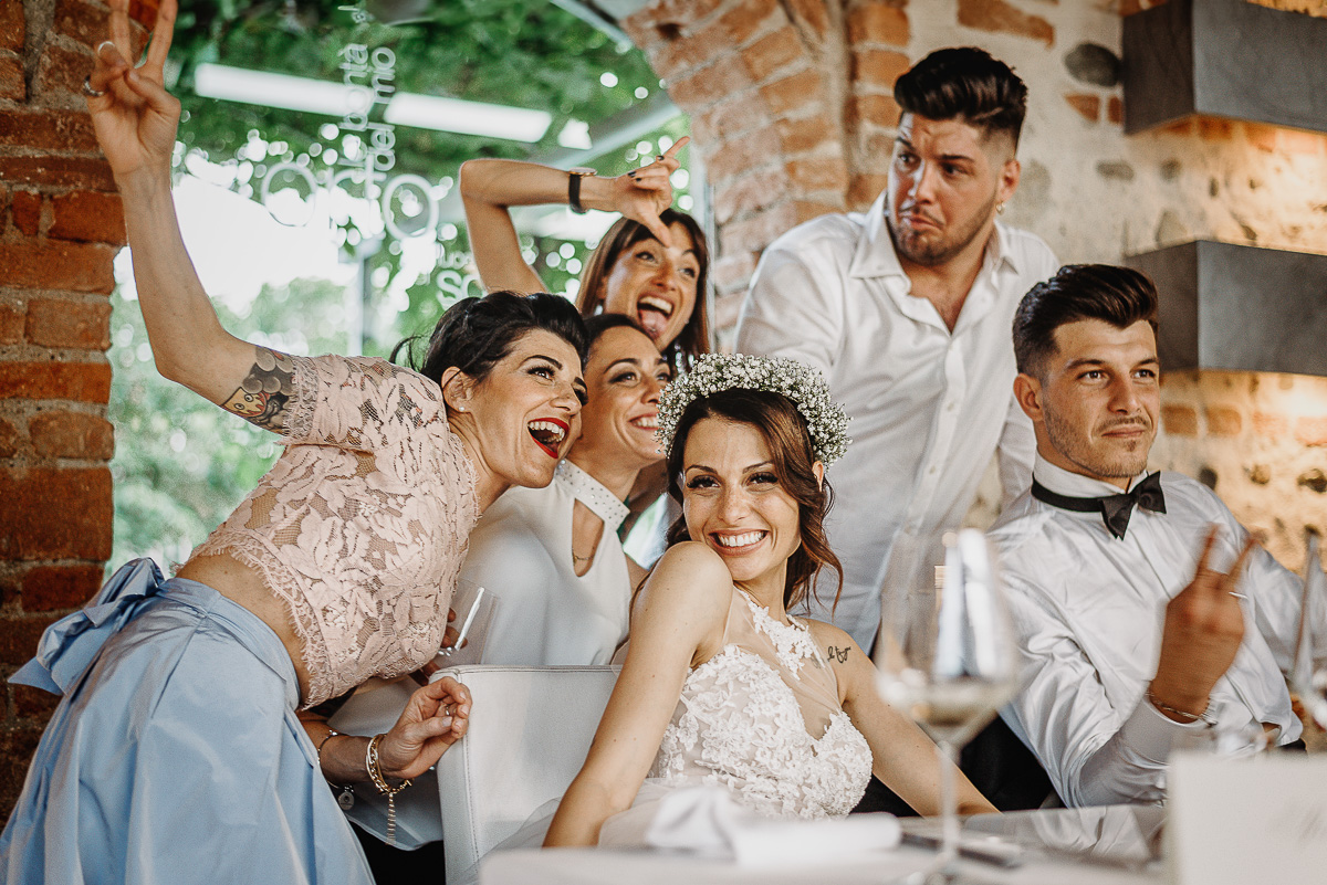 Matrimonio alla Tenuta La Cascinetta di Buriasco. Cena.