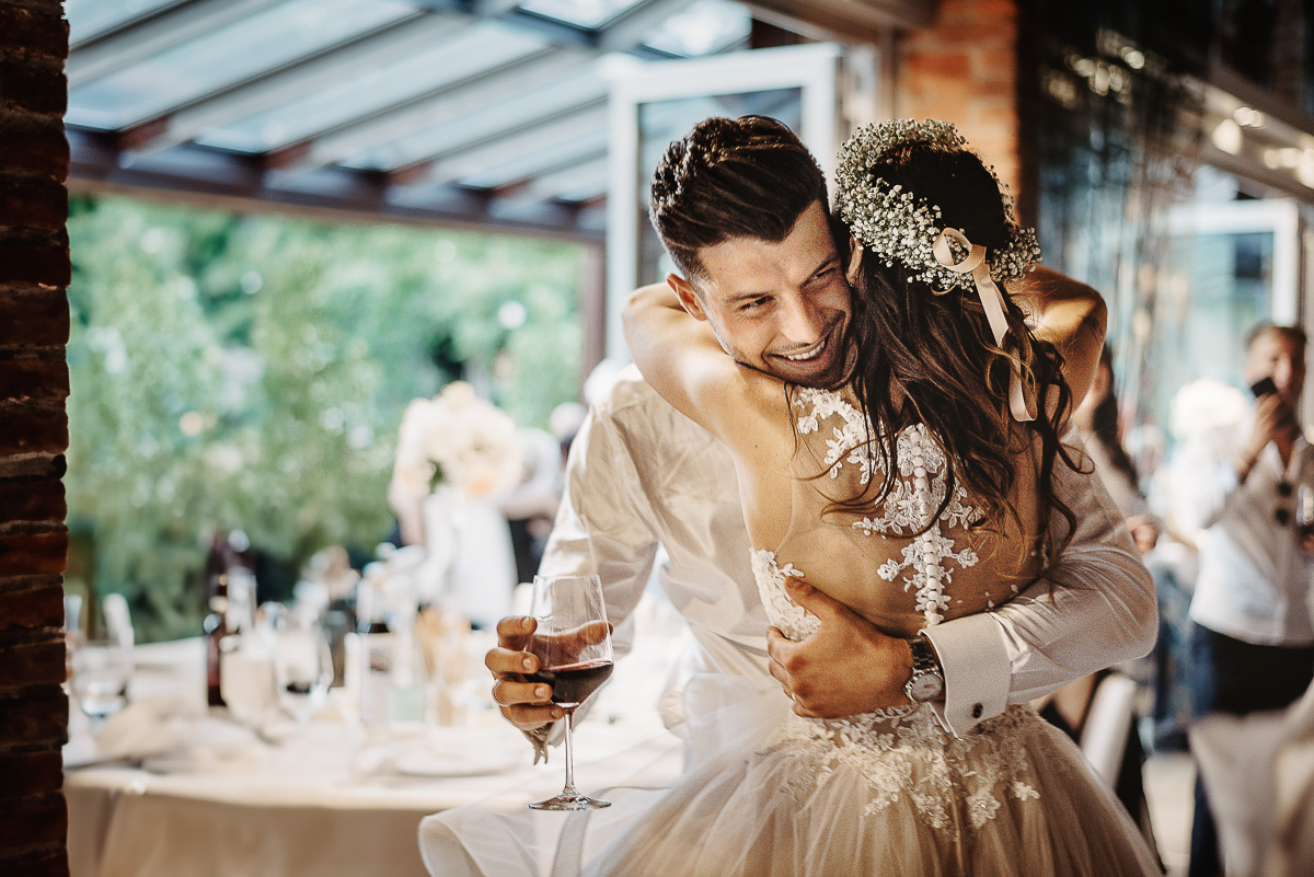 Matrimonio alla Tenuta La Cascinetta di Buriasco. Cena.