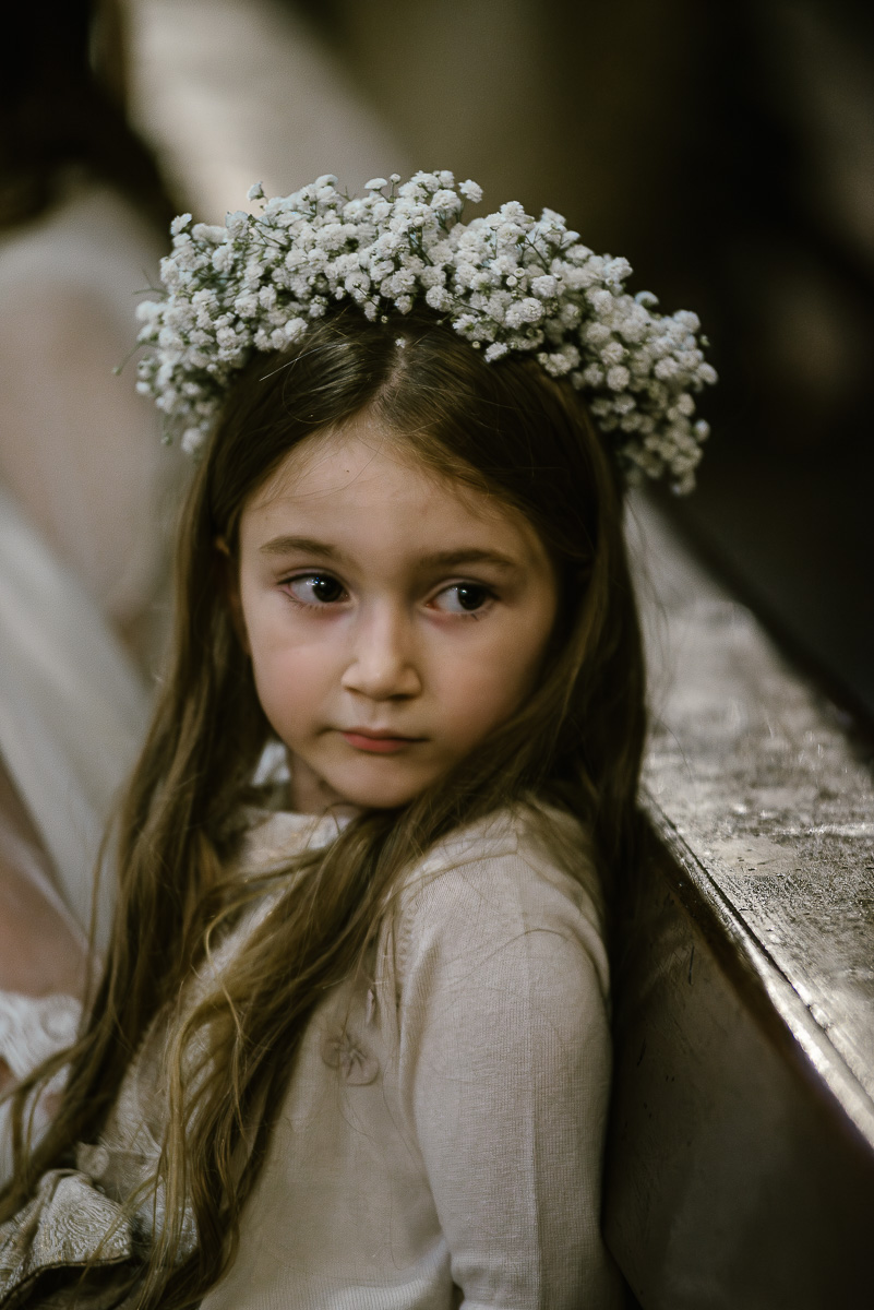Matrimonio a Torino. Chiesa di san Francesco da Paola. Messa.Flower girl
