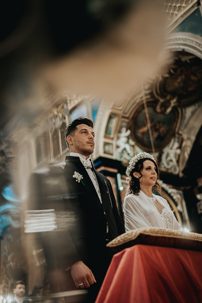 Matrimonio a Torino. Chiesa di san Francesco da Paola. Messa.Sposi