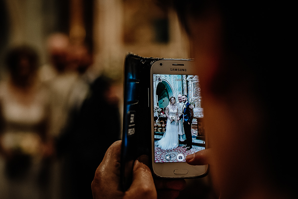 Matrimonio nella Chiesa della Madonna del Pilone a Torino. Cerimonia.