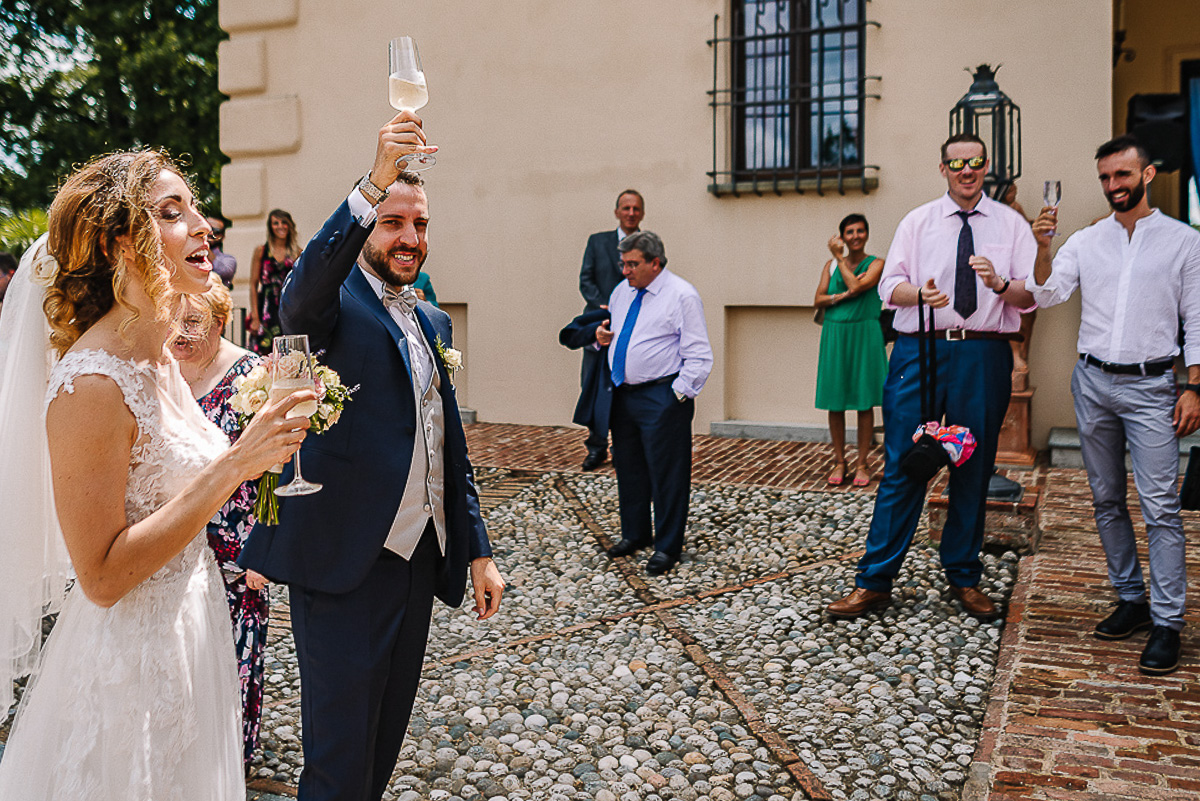 Matrimonio al castello di Cortanze. Aperitivo.