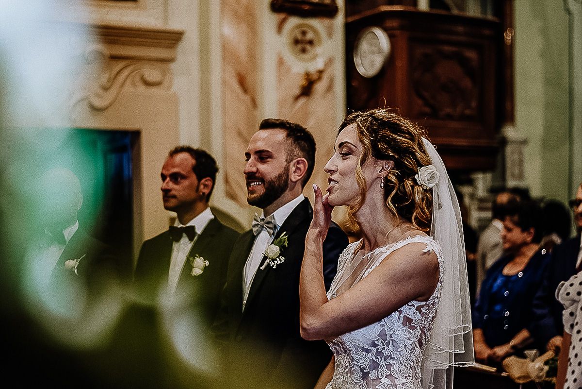 Matrimonio nella Chiesa della Madonna del Pilone a Torino. Cerimonia.