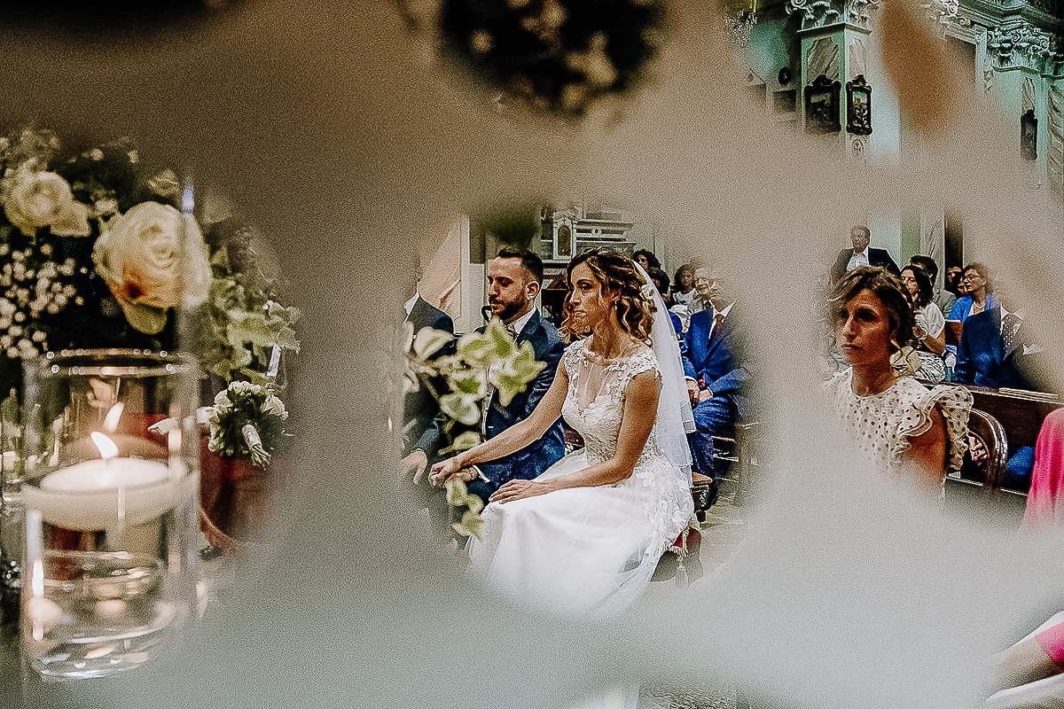 Matrimonio nella Chiesa della Madonna del Pilone a Torino. Cerimonia.