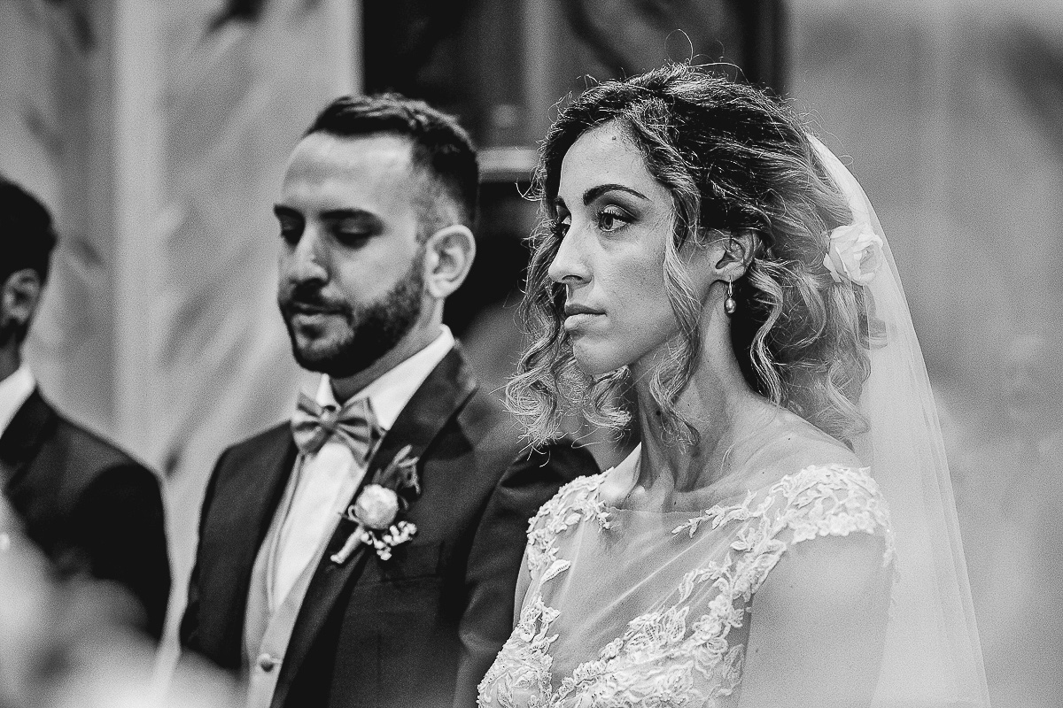 Matrimonio nella Chiesa della Madonna del Pilone a Torino. Cerimonia.