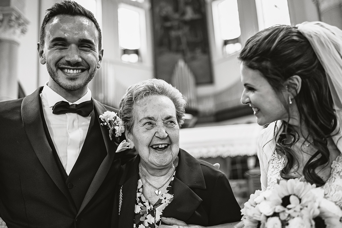 Matrimonio a Torino. Cerimonia nella chiesa Patrocinio San Giuseppe.