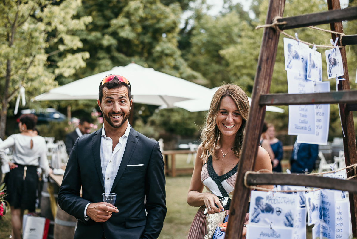 Matrimonio a Villa Delfini di Morsasco (AL) nel Monferrato. Cerimonia arrivo degli invitati.
