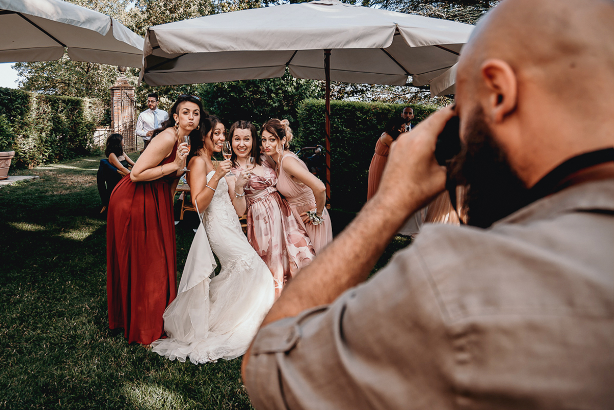 Matrimonio a Villa Fiorita ad Asti. Aperitivo.