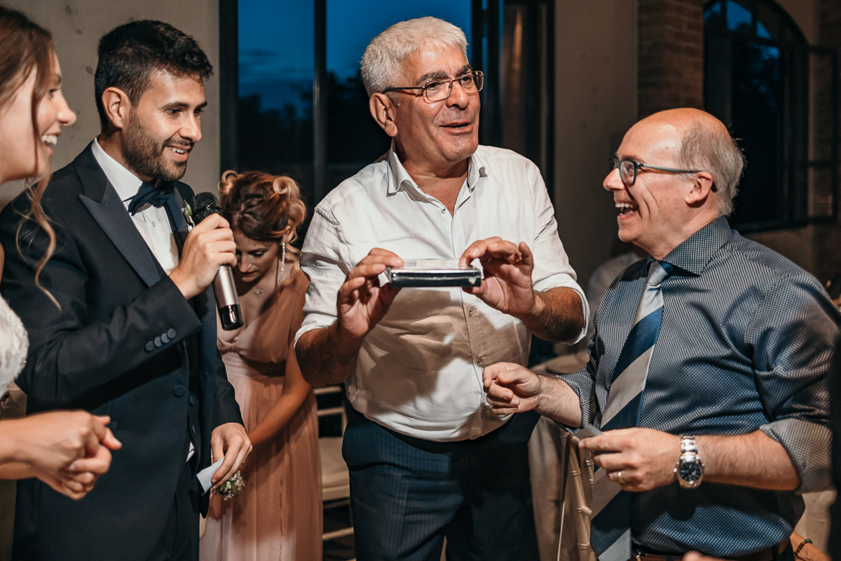 Matrimonio a Villa Fiorita ad Asti. Cena.Lotteria.