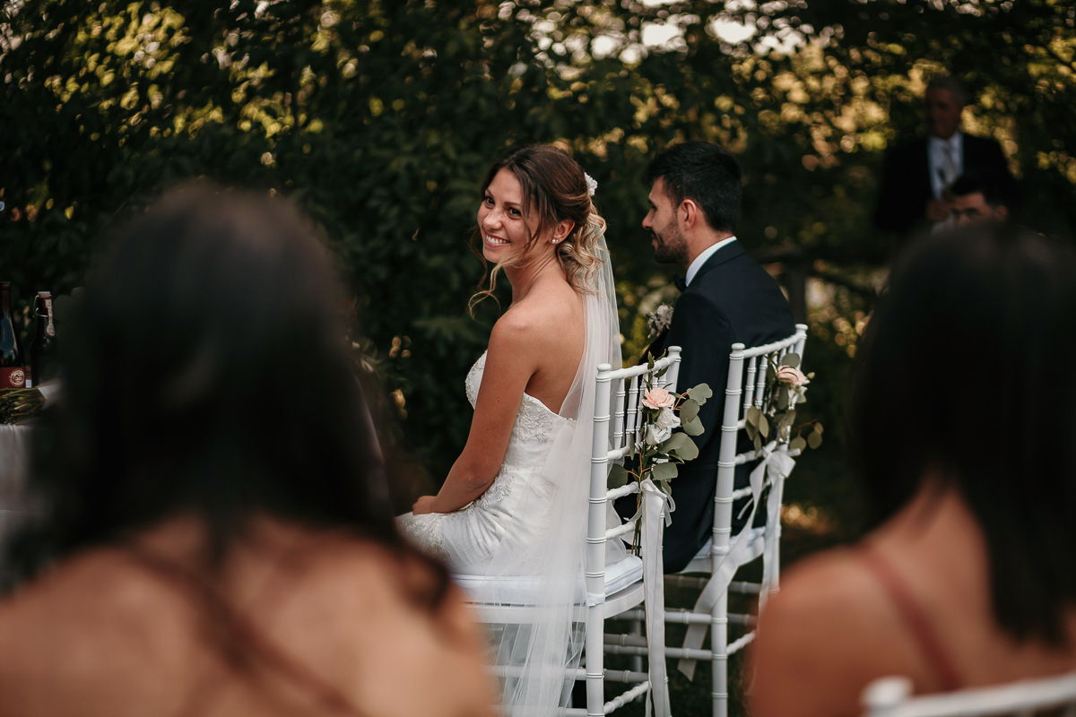 Matrimonio a Villa Fiorita ad Asti. Cerimonia.
