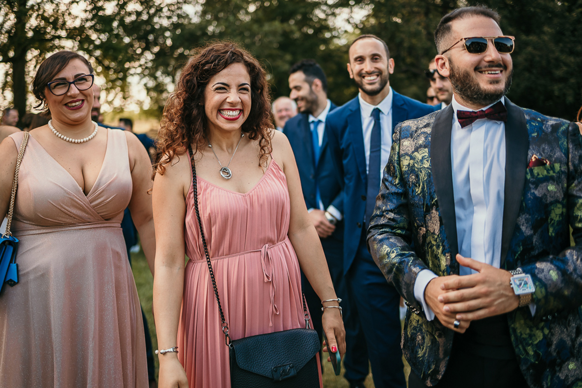Matrimonio a Villa Fiorita ad Asti. Cerimonia.Invitati