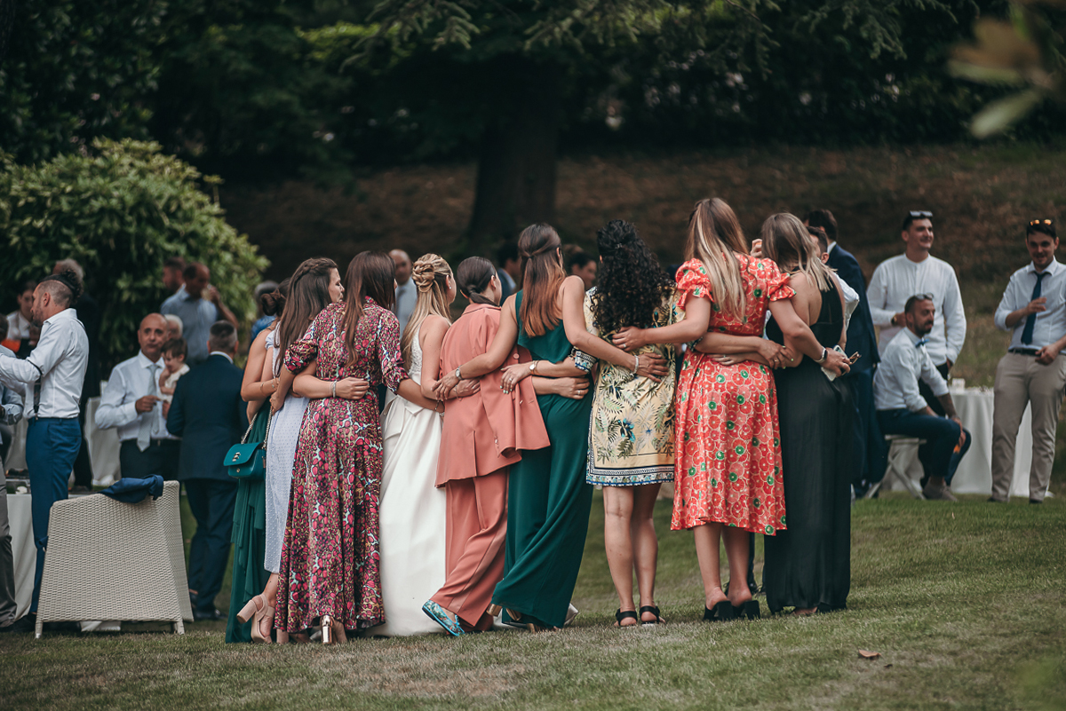 Villa Sassi matrimonio di Giulia e Nicolò. Aperitivo.