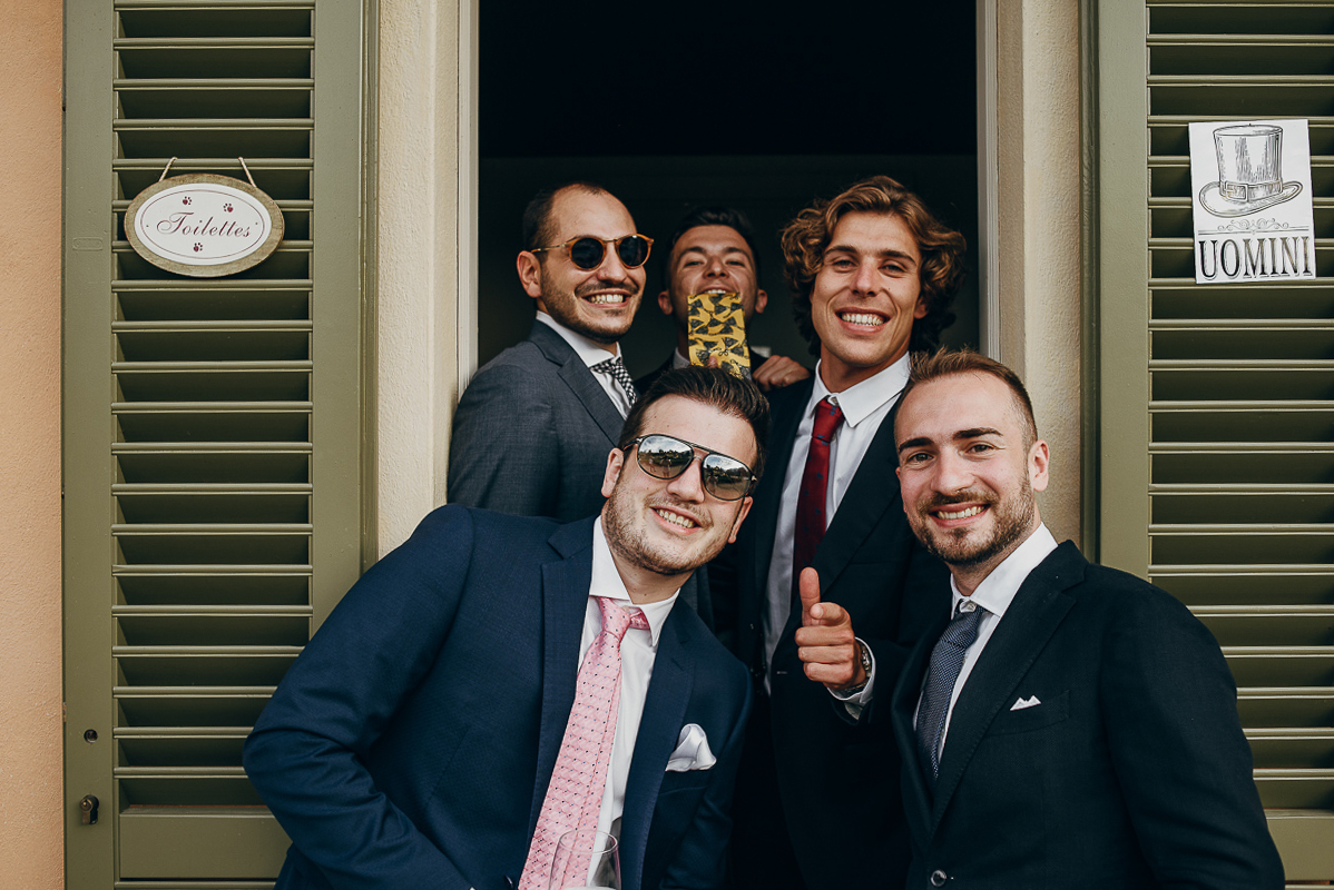Tenuta La Michelina. Matrimonio di Alice e Raffaele. Aperitivo.Amici dello sposo.