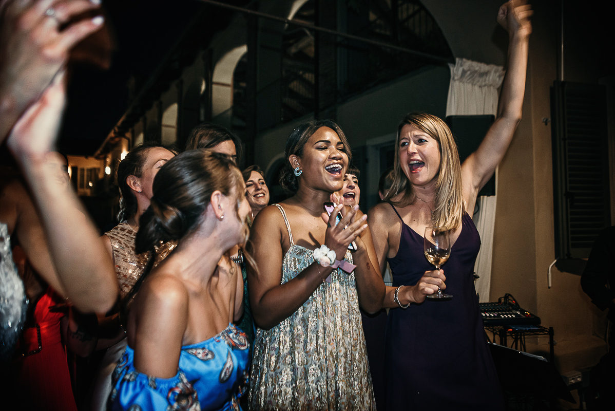 Tenuta La Michelina. Matrimonio di Alice e Raffaele. Cena. Giochi e scherzi