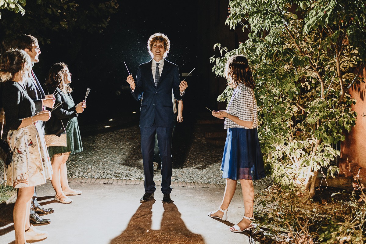 Tenuta La Cascinetta di Buriasco. Matrimonio. Sparkling exit. Amico