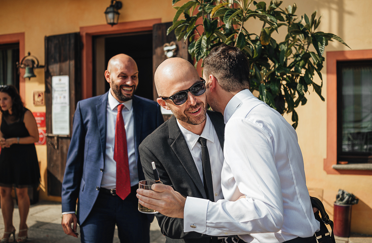 Tenuta La Cascinetta di Buriasco. Matrimonio. Arrivo degli ospiti