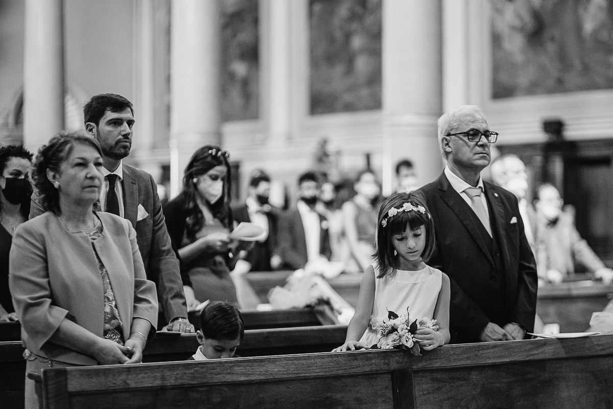 Matrimonio a Torino, chiesa di San Gioacchino. Cerimonia. genitori e nipotini dello sposo.