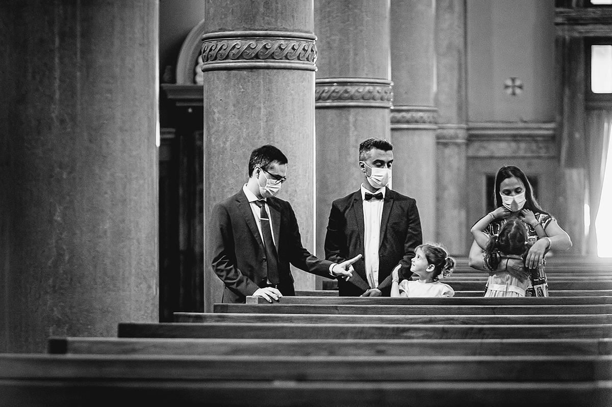 Matrimonio a Torino, chiesa di San Gioacchino. Cerimonia.Invitati.