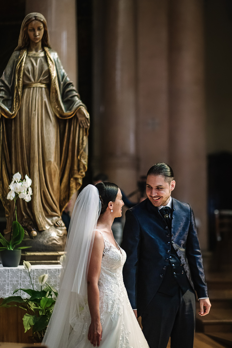 Matrimonio a Torino, chiesa di San Gioacchino. Cerimonia.