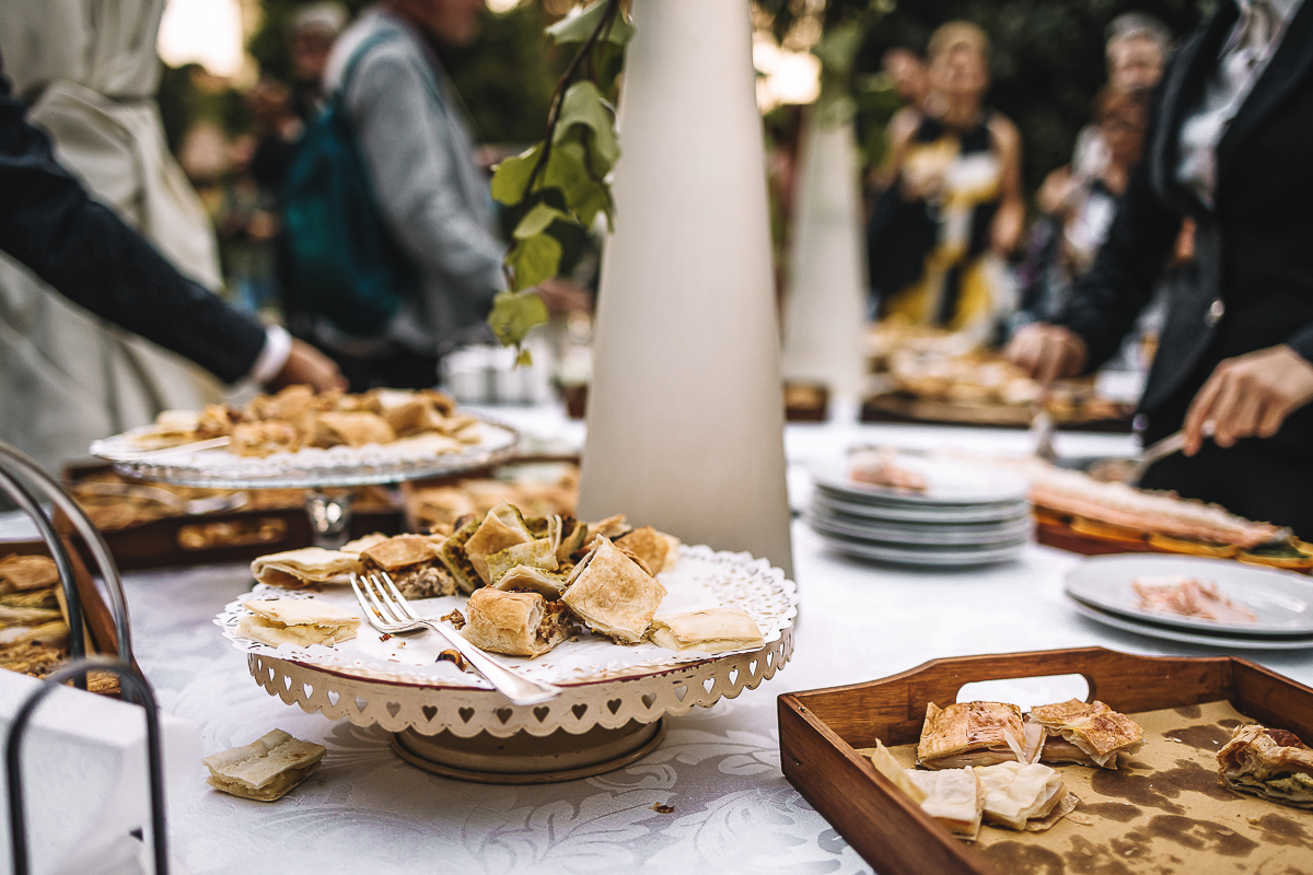 matrimonio al Castello di Oviglio. Aperitivo. Cibo