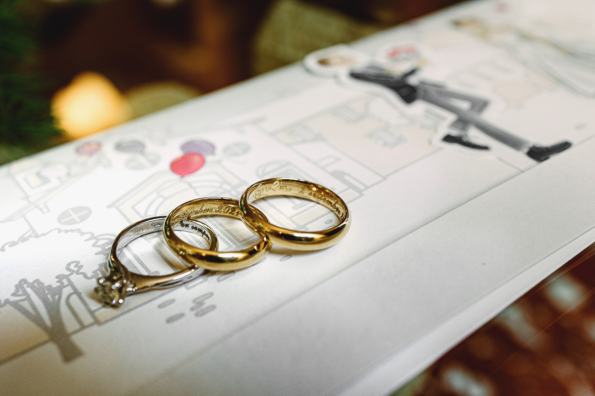 Matrimonio a Torino, Preparazione della sposa. Partecipazione e anelli.