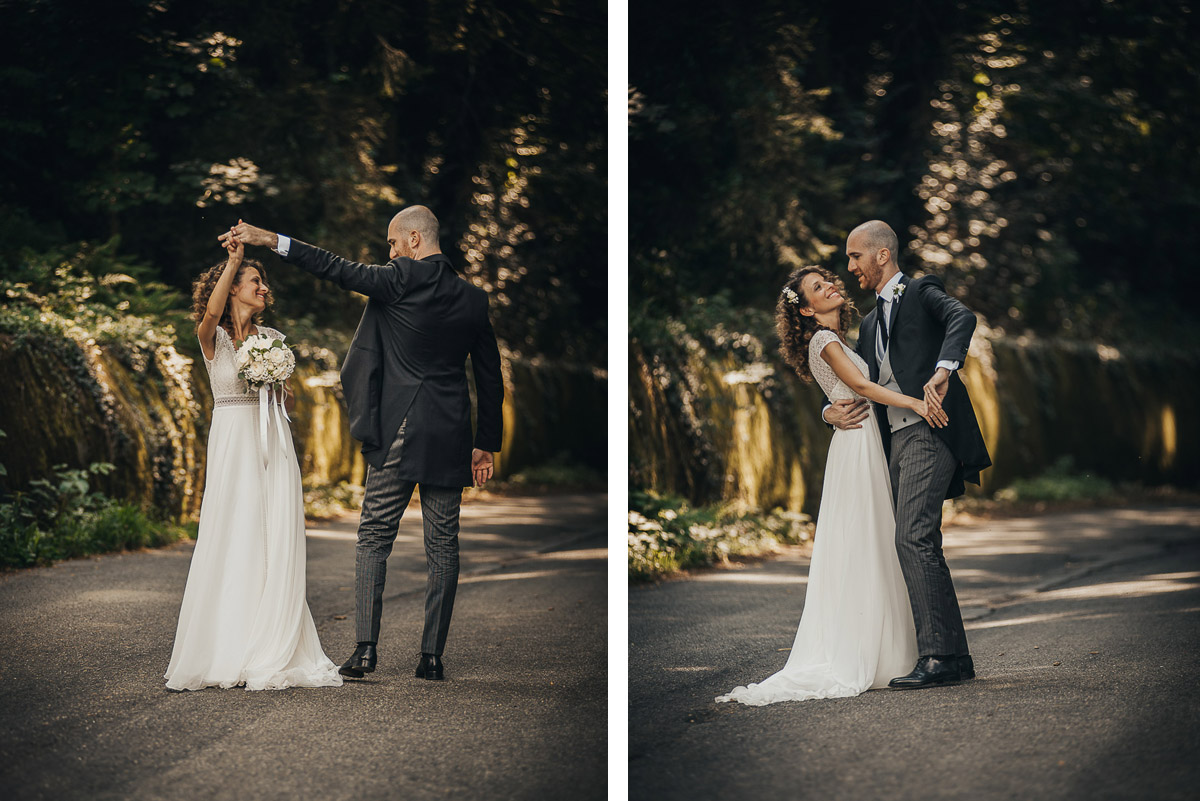 Matrimonio nella Villa dei Marchesi di Moncrivello. Servizio di coppia.