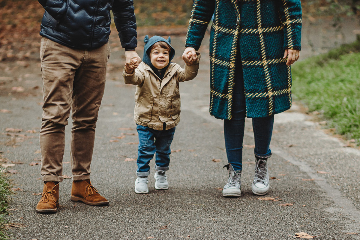 Parco del Valentino, fotografia di famiglia. Sessione fotografica autunnale.