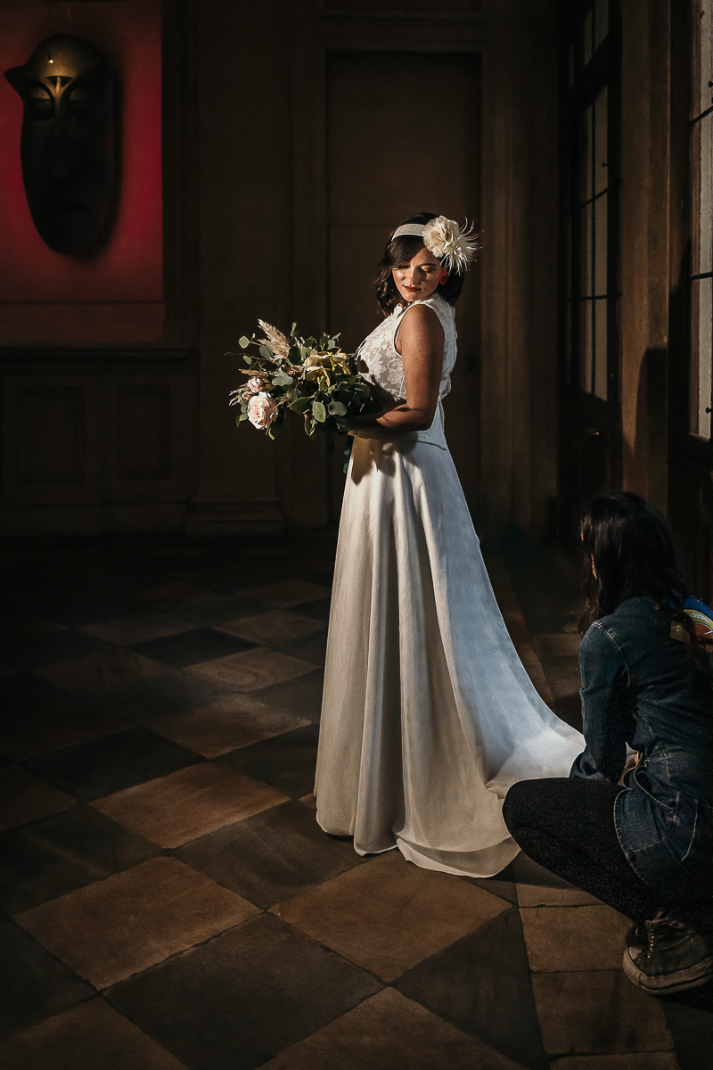 The number 6, Torino, editorial wedding. Sposa