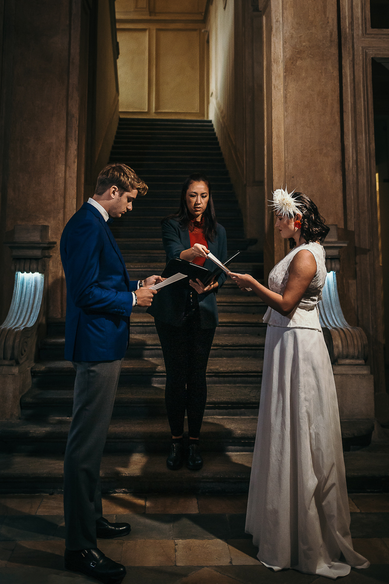 The number 6, Torino, editorial wedding. Cerimonia. Promesse