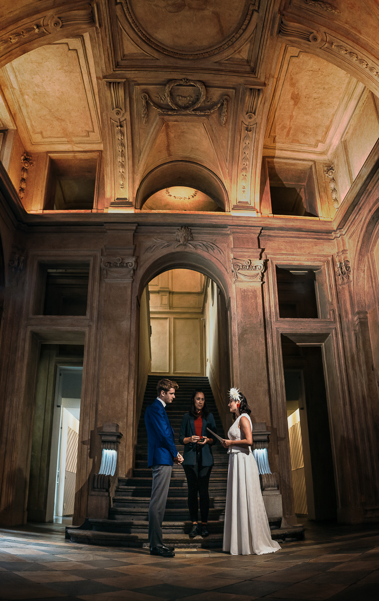 The number 6, Torino, editorial wedding. Cerimonia