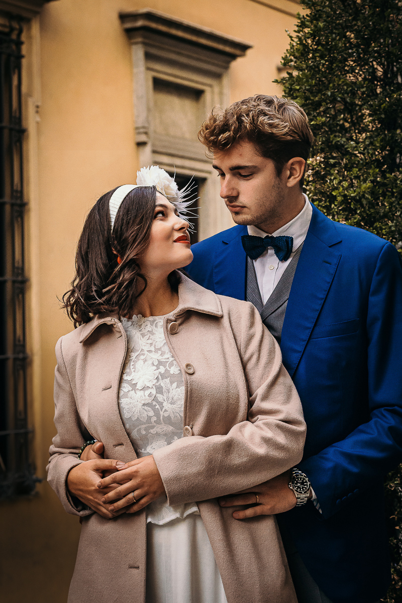 The number 6, Torino, editorial wedding. Sessione di coppia per le vie del centro di Torino.