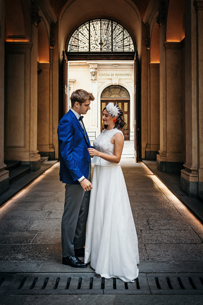 The number 6, Torino, editorial wedding. Sessione di coppia