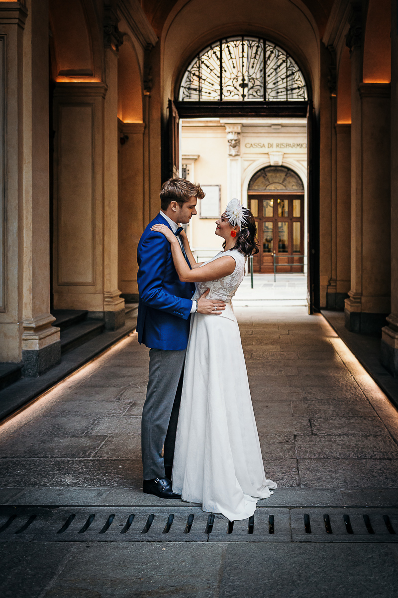 The number 6, Torino, editorial wedding. Sessione di coppia