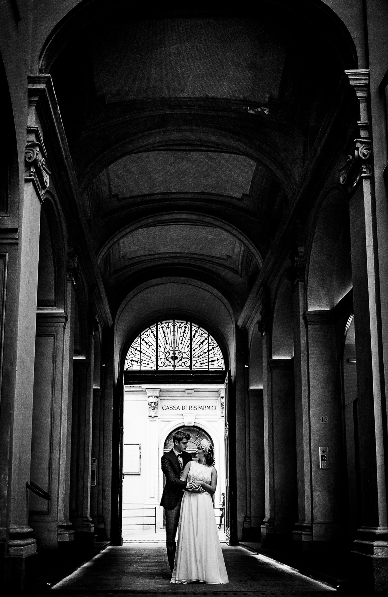 The number 6, Torino, editorial wedding. Sessione di coppia