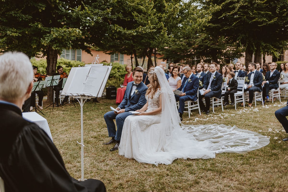 Destination wedding al Relais Sant'Uffizio. Cerimonia.